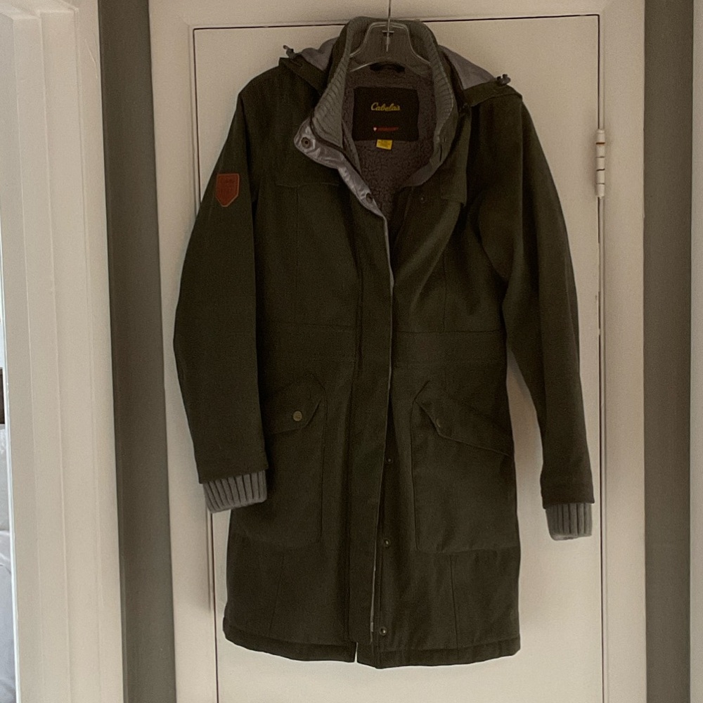 Cabela's women’s Olive Hooded Field Jacket